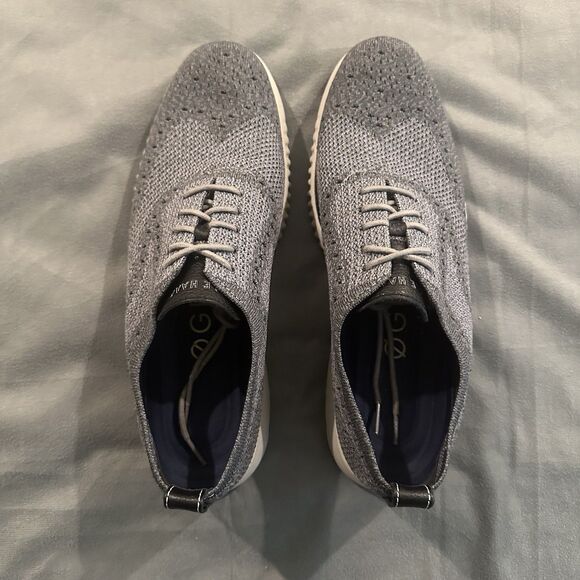 Cole Haan 2.Zerogrand Stitchlite Wingtip Oxford Shoes Mens 11.5 M Knit C27565
